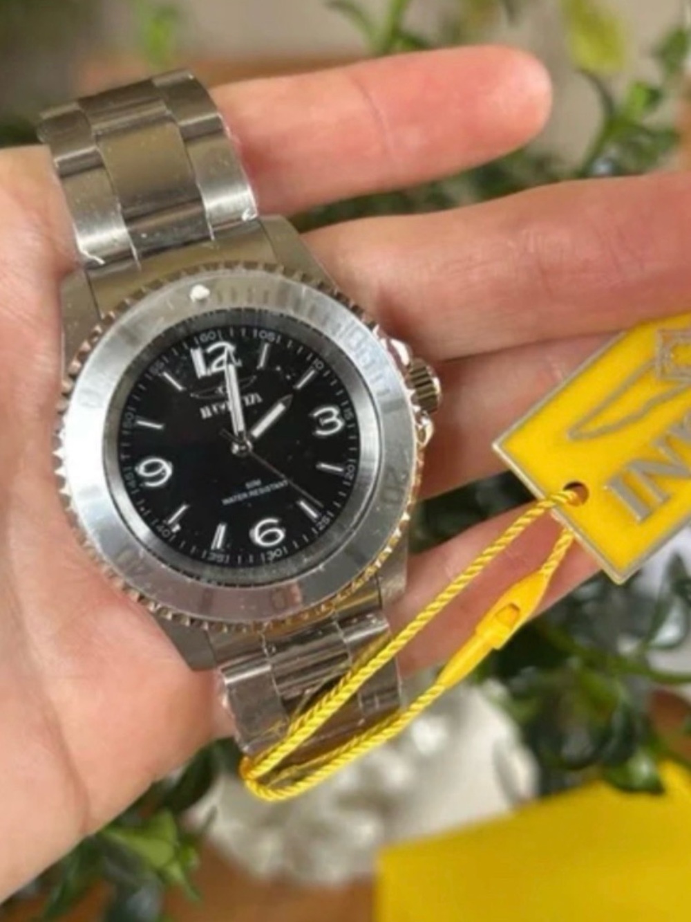 Invicta Specialty Rowan Men’s Watch 40mm Steel Silver and black dial 69479